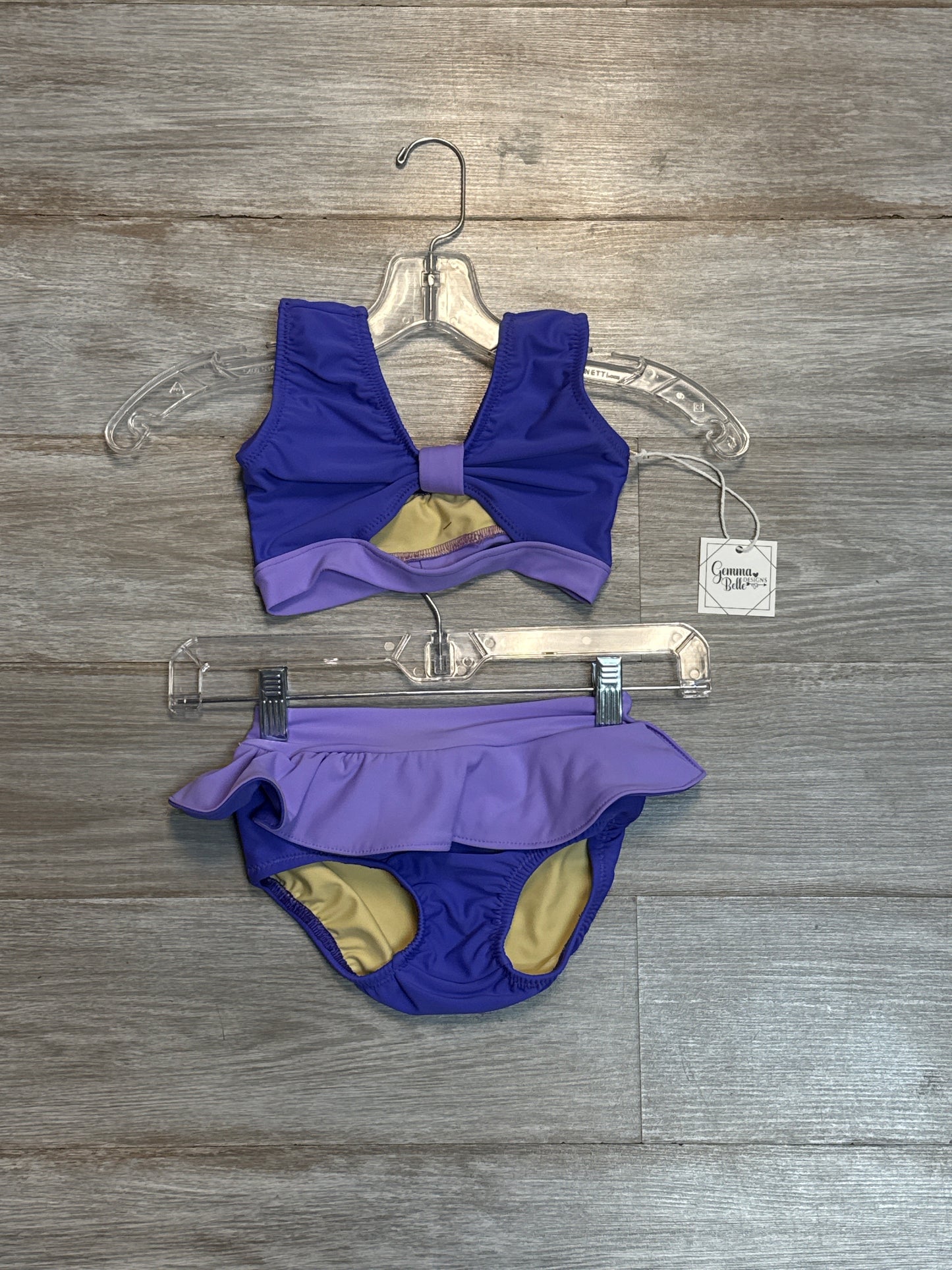 Sweet pea 2 piece with waist ruffle brief