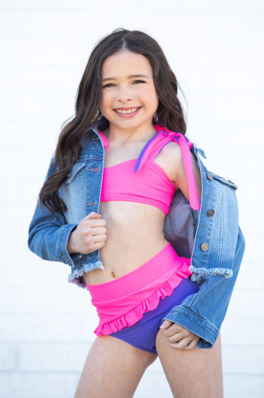 Primrose Top & Diagonal ruffle brief