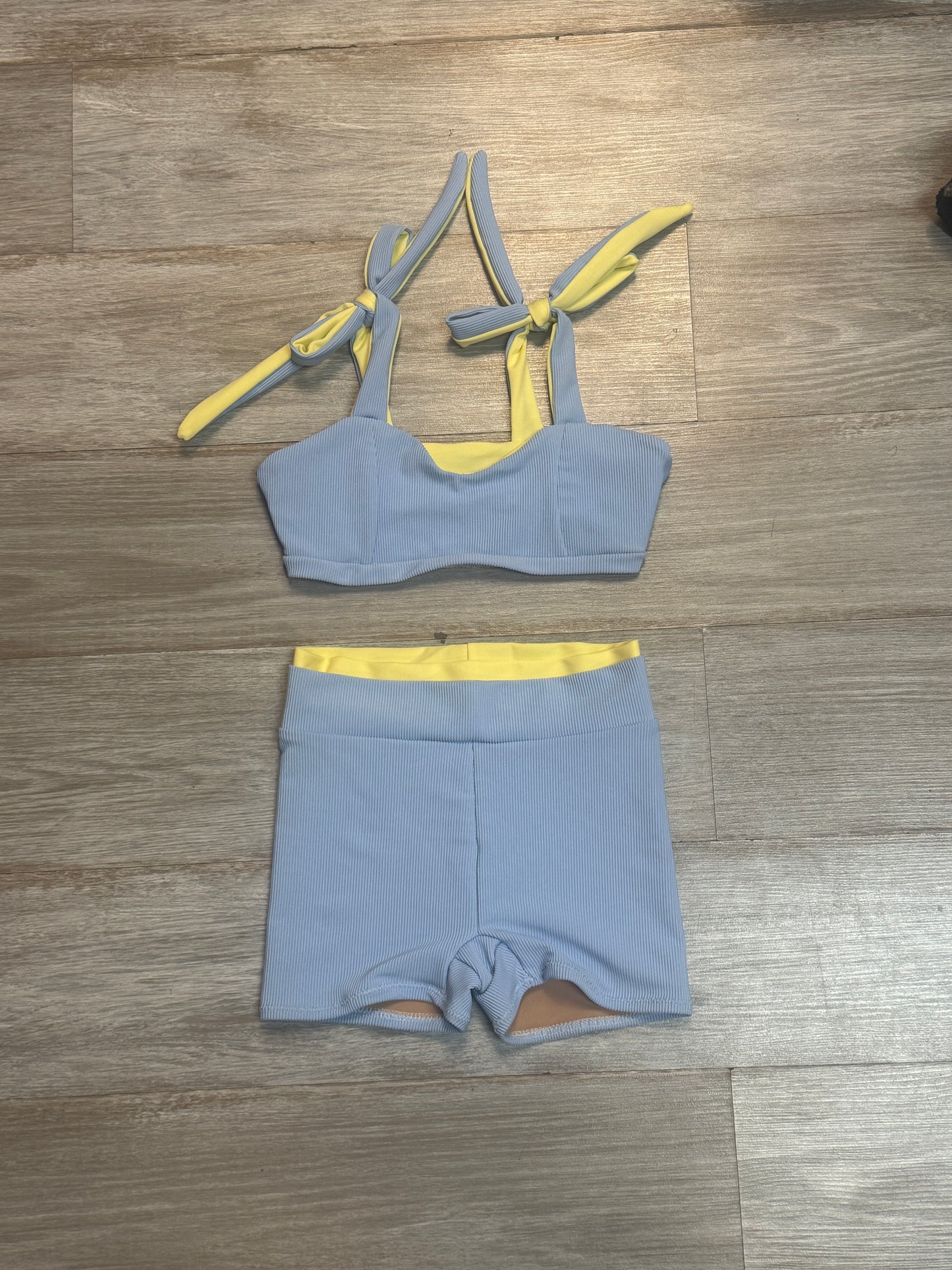 Primrose top & Double band biker set