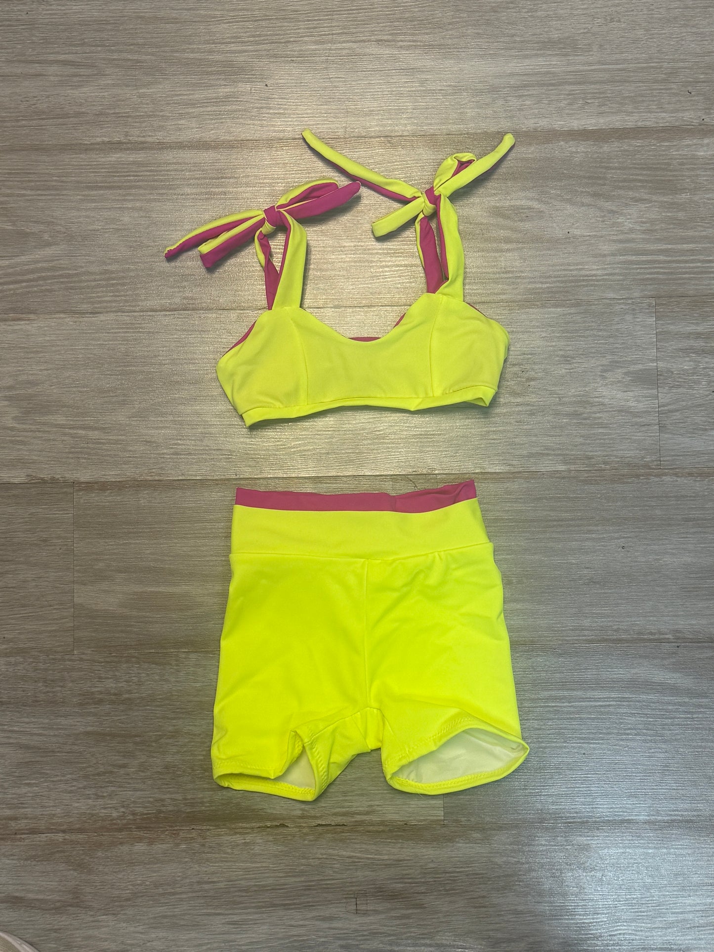 Primrose top & Double band biker set