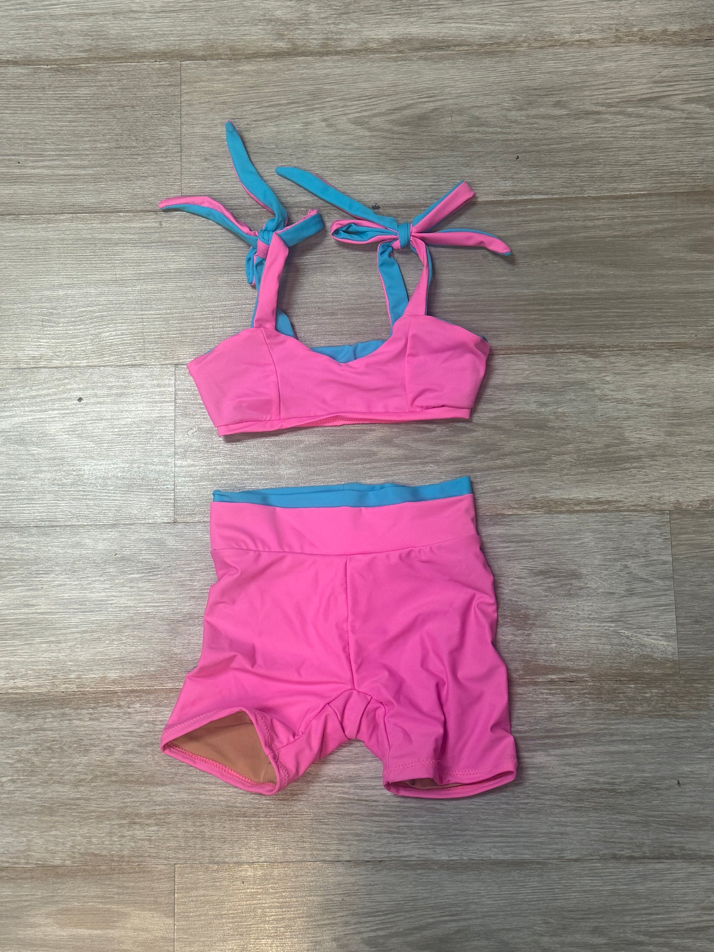 Primrose top & Double band biker set