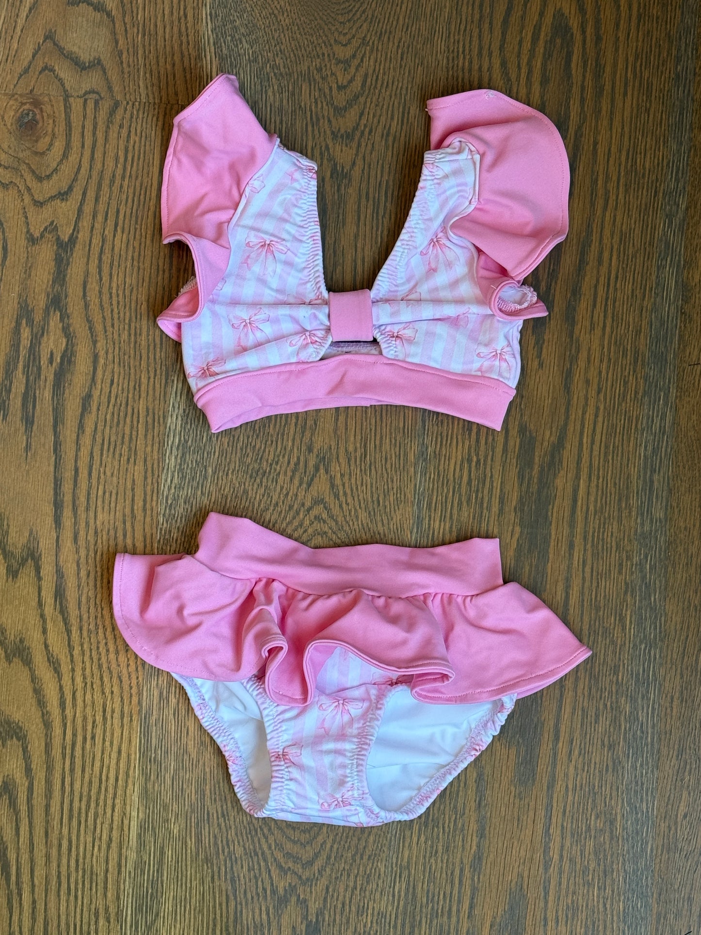 Sweet pea 2 piece with waist ruffle brief