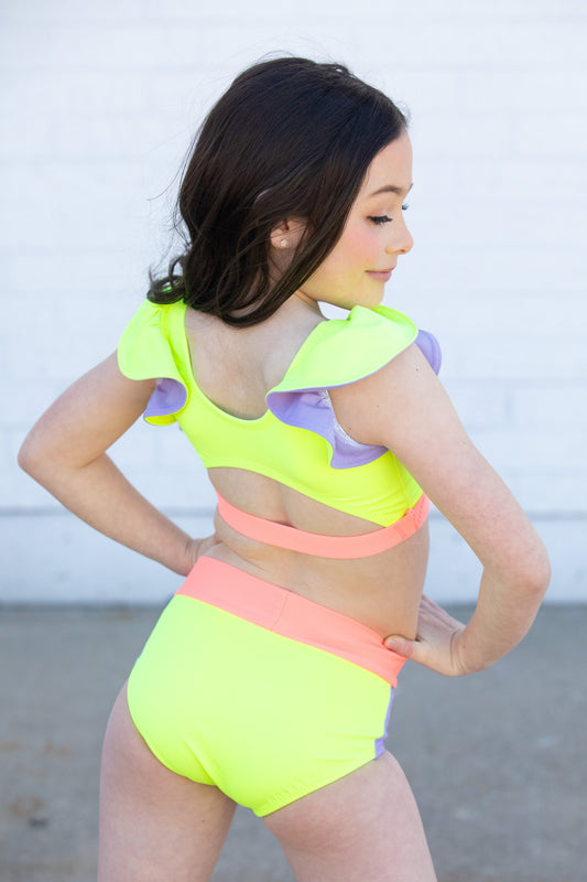 Daisy 2 piece with waist ruffle