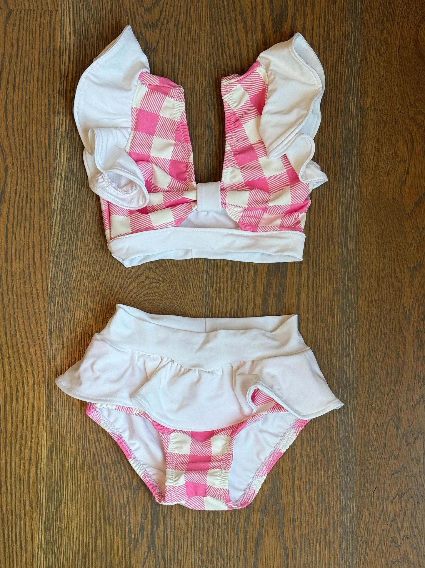 Sweet pea 2 piece with waist ruffle brief