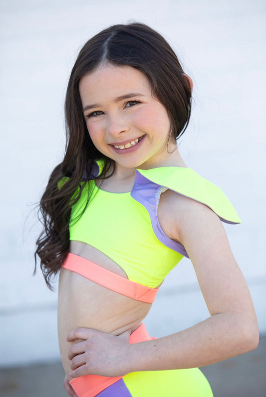 Daisy 2 piece with waist ruffle